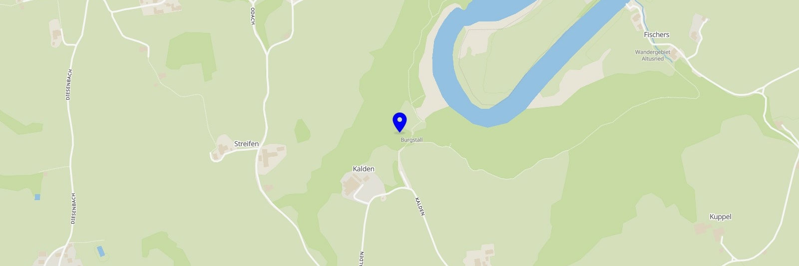 OpenStreetMap Burgruine Kalden Altusried