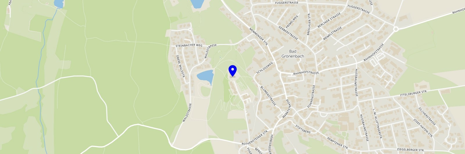 OpenStreetMap Hohes Schloss Bad Groenenbach