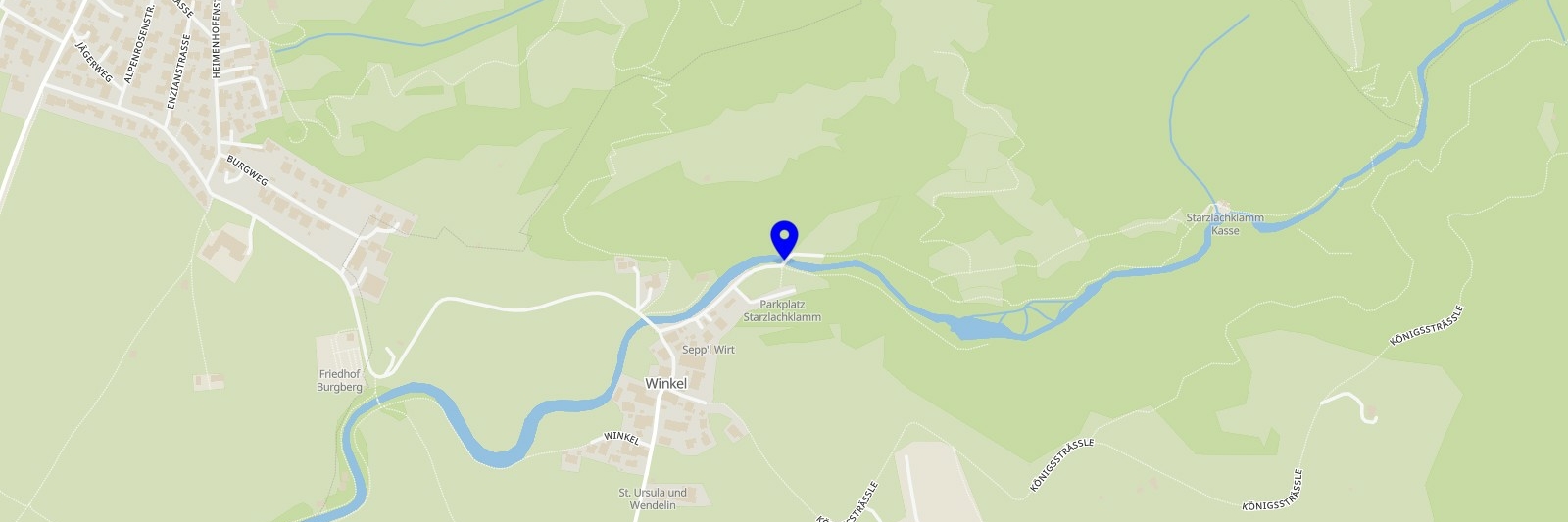 OpenStreetMap Starzlachklamm Sonthofen