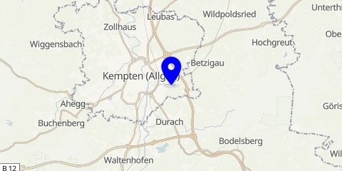 OpenStreetMap Bachtelweiher Garten  Kempten