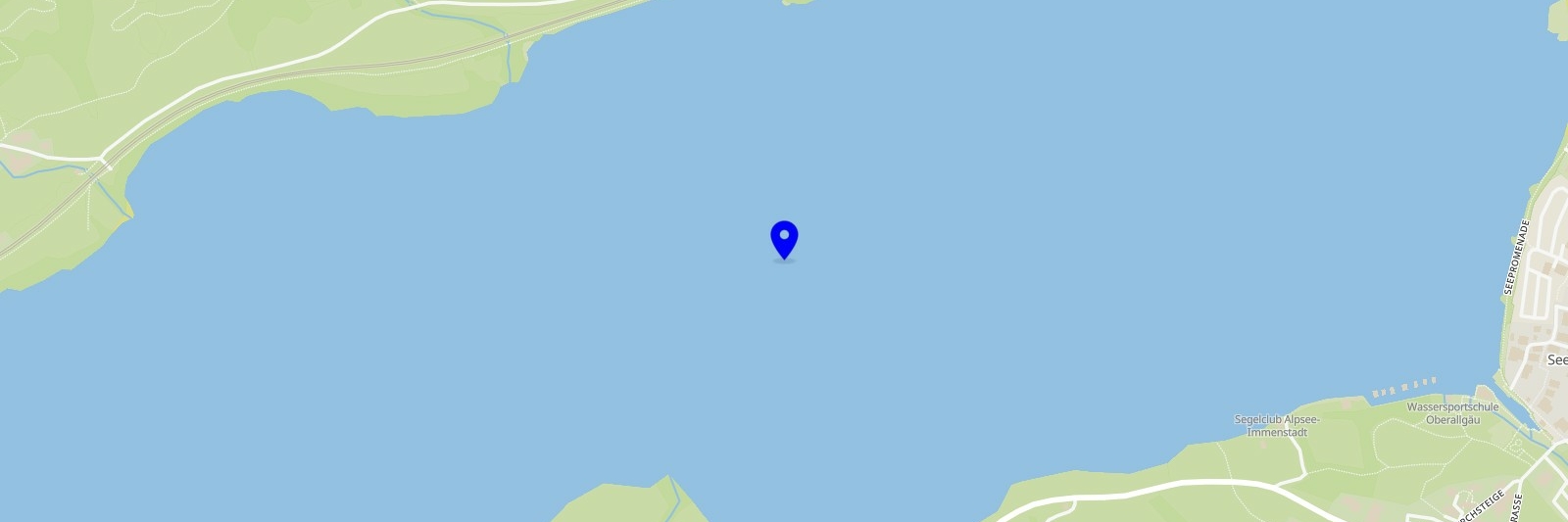 OpenStreetMap Grosser Alpsee Immenstadt im Allgaeu