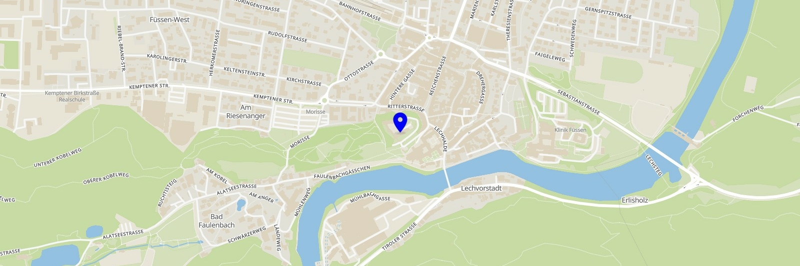 OpenStreetMap Hohes Schloss Fuessen