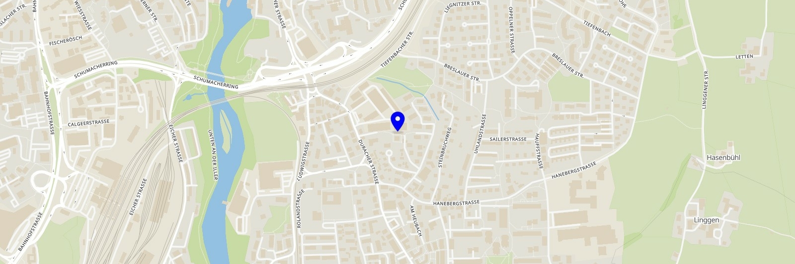 OpenStreetMap Theater Ferdinande Kempten