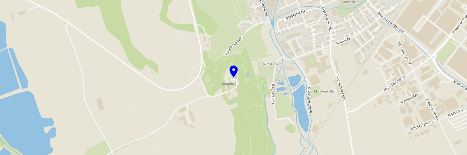 OpenStreetMap Mindelburg Mindelheim