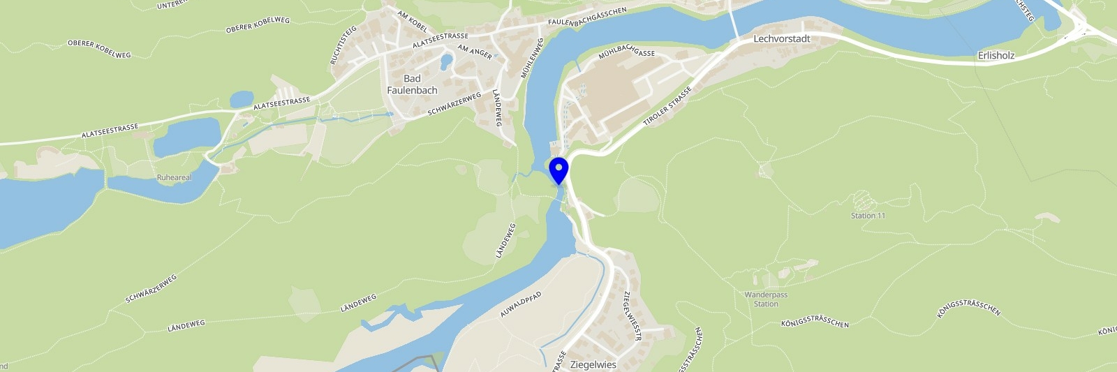 OpenStreetMap Lechfall Fuessen