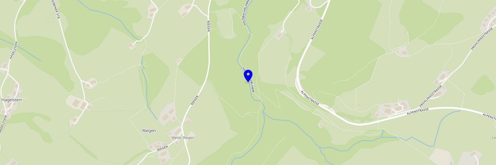 OpenStreetMap Hausbachklamm Weiler Simmerberg
